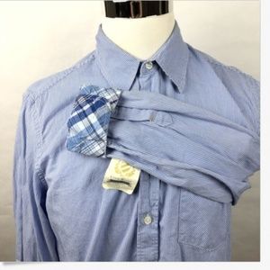 Button Up Shirt Slim Fit Flip Cuffs
